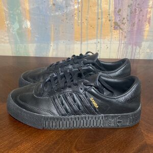 Adidas X J KOO Sambarose Core Black with Ruffles Women’s (FV7403) shoes  size 8